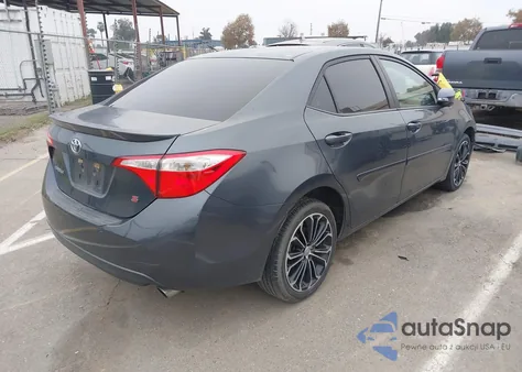 2016 Toyota Corolla S Plus from USA, damaged, VIN 5YFBURHE6GP533908